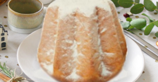 Pandoro ou gâteau de noël italien