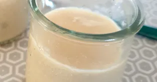 Semoule fine au lait et raisins secs