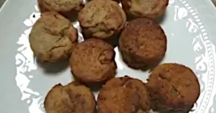 Muffins aux pommes de terre et au jambon