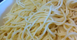 Cuisson des spaghetti