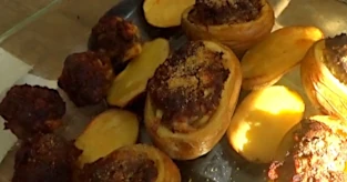Patates farcies au canard