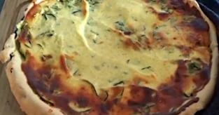 Tarte à la courgette et à la ricotta