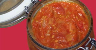 Sauce tomate aux légumes variés