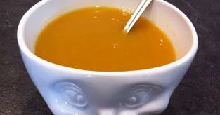 Soupe de chou carotte et poireau