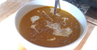 Soupe épicée et onctueuse aux carottes